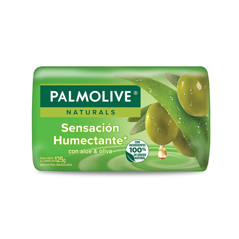 Palmolive® Naturals Sensación Humectante Oliva y Aloe Jabón en barra