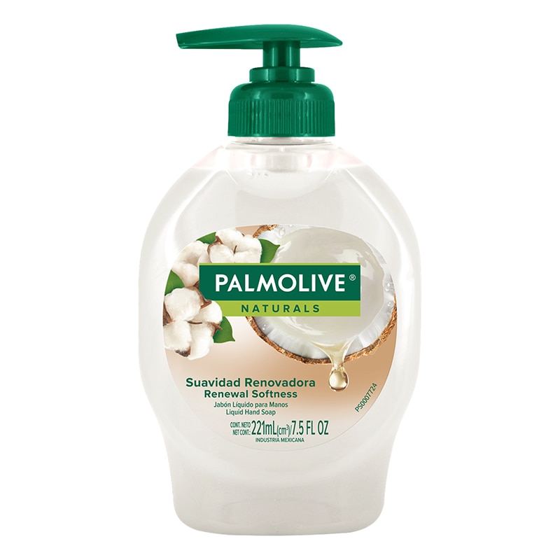 Palmolive® Naturals Suavidad Renovadora Coco y Algodón Jabón líquido para manos Palmolive® Naturals Suavidad Renovadora Coco y Algodón Jabón líquido para manos