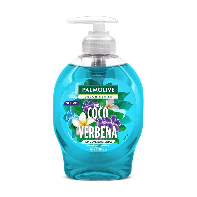 Jabón líquido manos Coco y Verbena Palmolive Decor Series® Jabón líquido manos Coco y Verbena Palmolive Decor Series®
