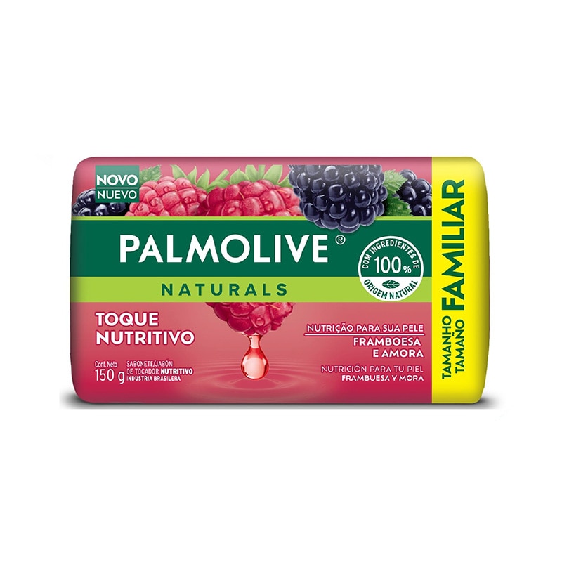 Palmolive® Naturals  frambuesa y turmalina Jabón en barra