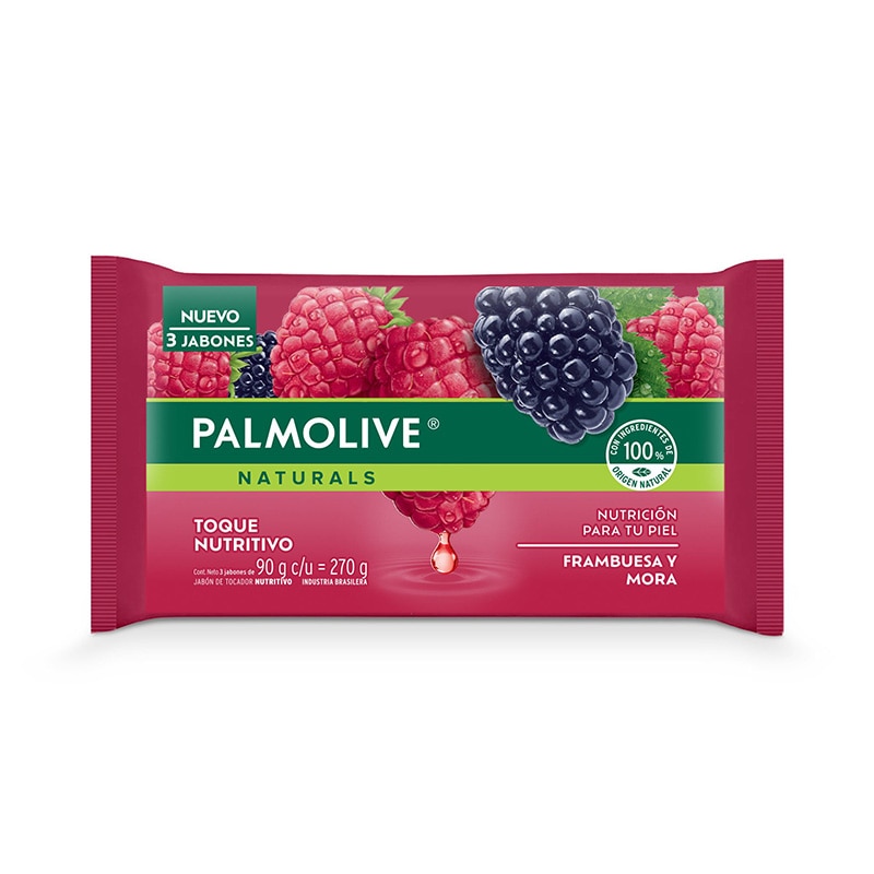 Palmolive® Naturals  frambuesa y turmalina Jabón en barra