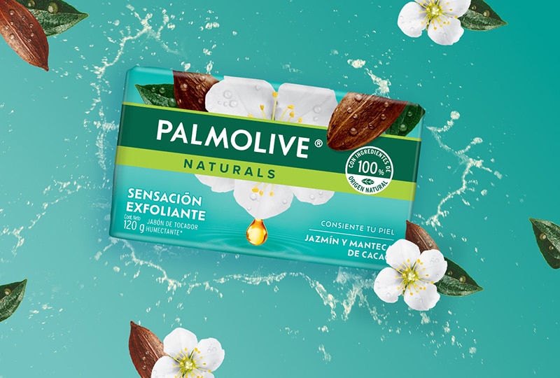 Jabón en barra Palmolive Naturals Jazmín y Manteca de Cacao