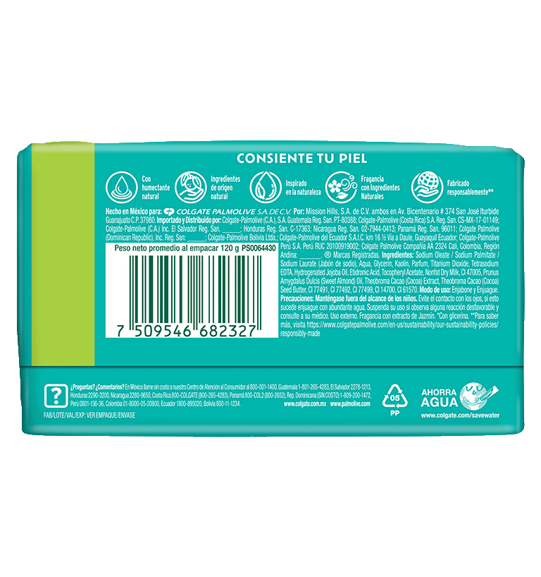 Palmolive® Naturals Delicada Exfoliación Jazmín y Manteca de Cacao Jabón en barra Palmolive® Naturals Delicada Exfoliación Jazmín y Manteca de Cacao Jabón en barra