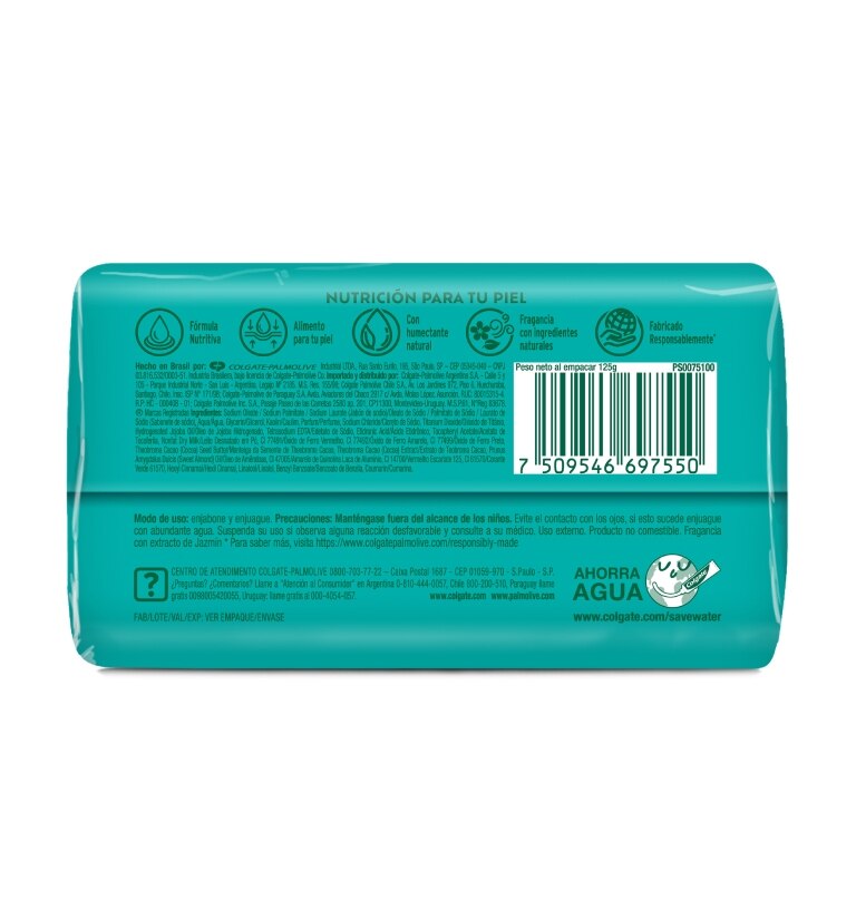 Palmolive® Naturals Delicada Exfoliación Jazmín y Manteca de Cacao Jabón en barra Palmolive® Naturals Delicada Exfoliación Jazmín y Manteca de Cacao Jabón en barra