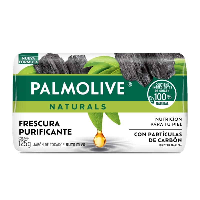 Palmolive® Naturals Sensación Purificante con partículas de carbón Jabón en barra Palmolive® Naturals Sensación Purificante con partículas de carbón Jabón en barra